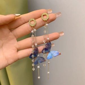 Sweet Butterfly Rhinestone Earring Elegant